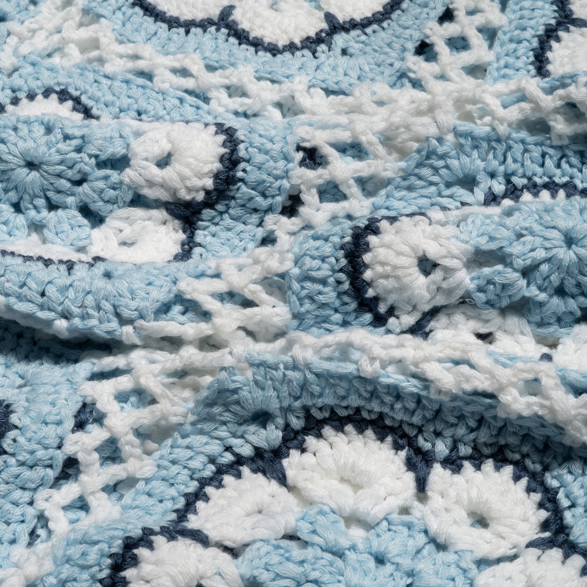 BLUE CROCHET SHIRT - Nostalgia