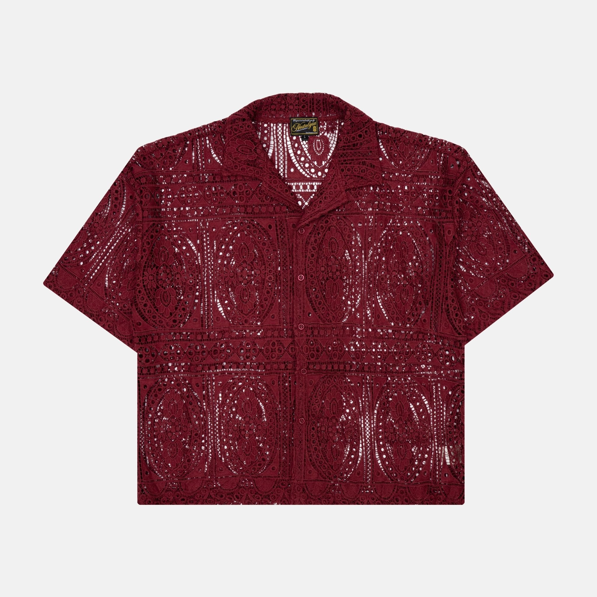 WINE BARRIO LACE BUTTON - UP - Nostalgia