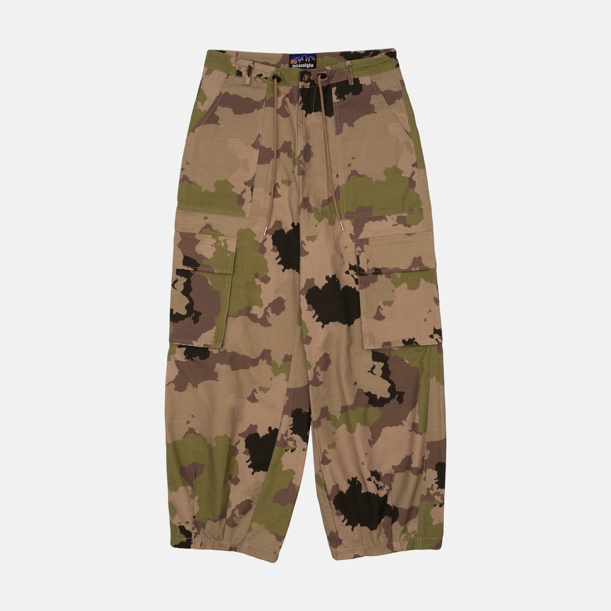 PLEATED CARGO PANTS - Nostalgia