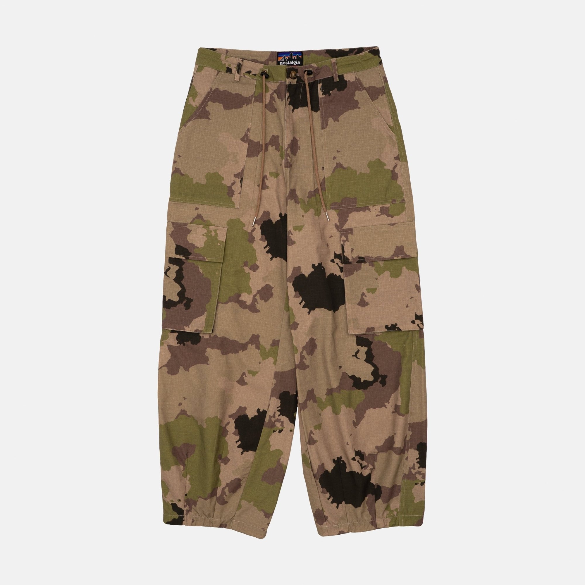 PLEATED CARGO PANTS - Nostalgia