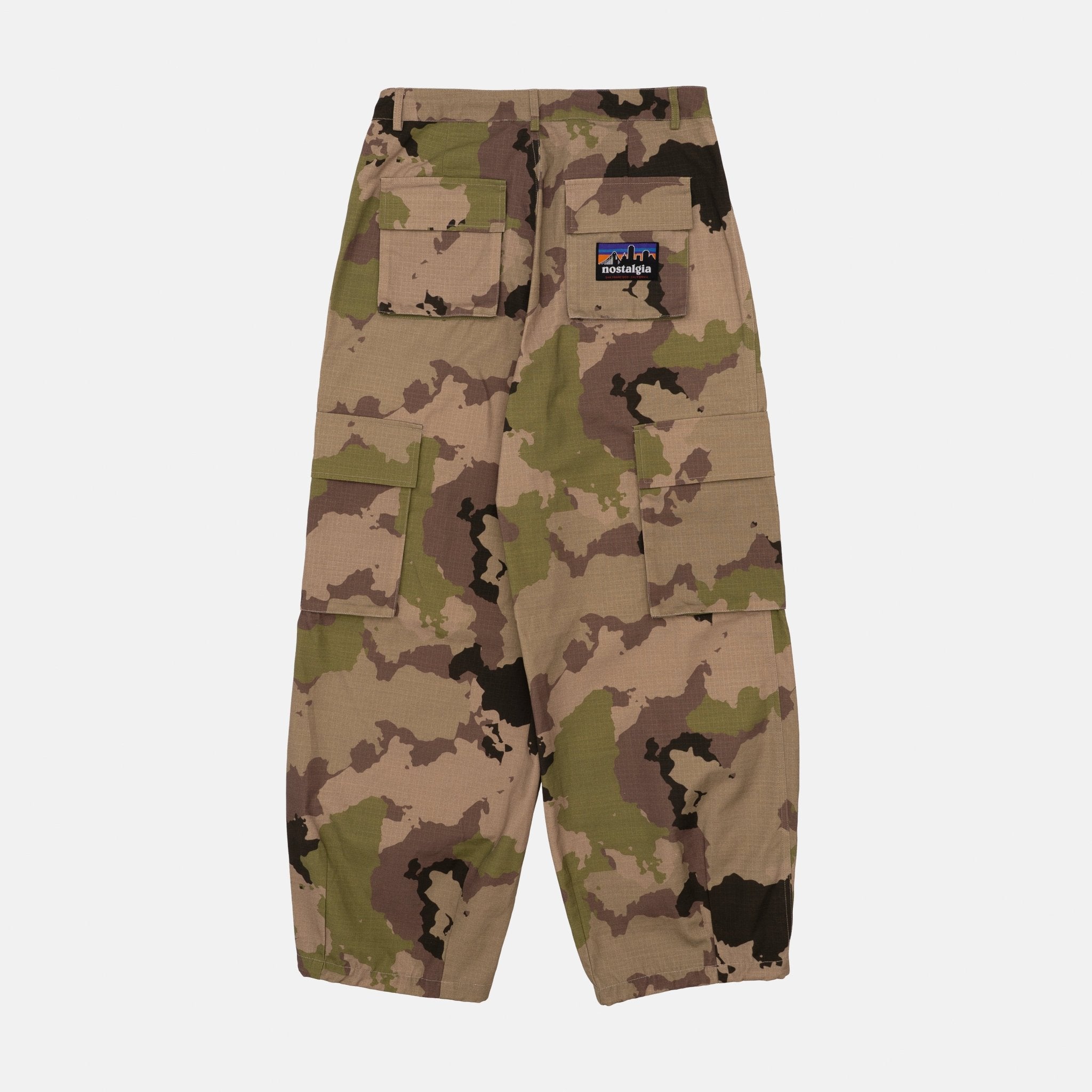 PLEATED CARGO PANTS - Nostalgia