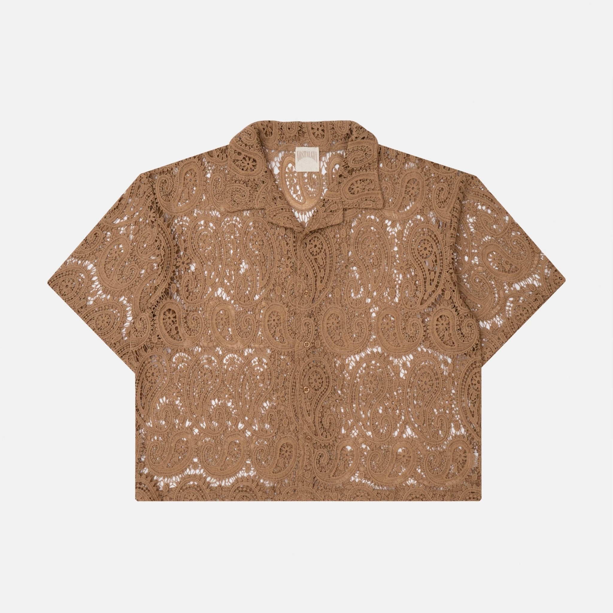 SAND PAISLEY BUTTON - UP - Nostalgia