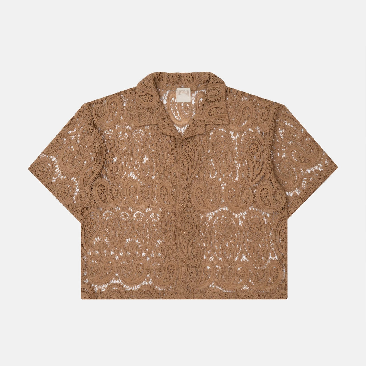 SAND PAISLEY BUTTON - UP - Nostalgia