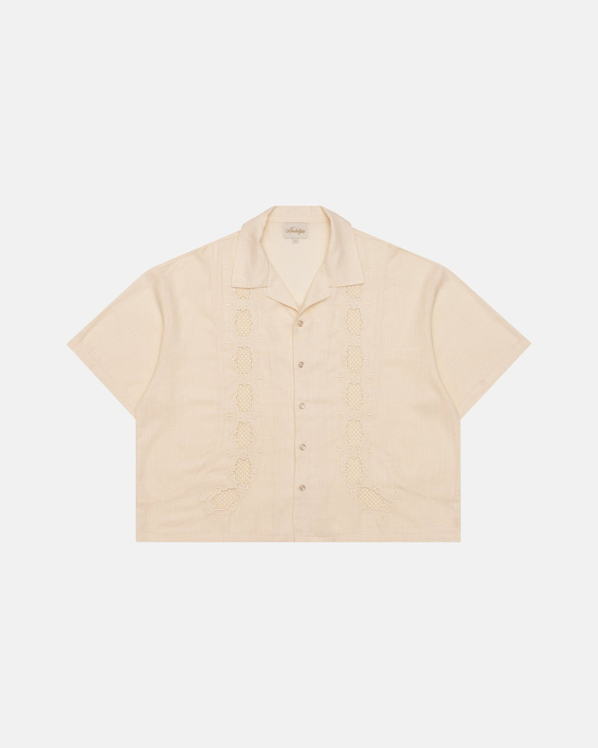 Embroidered Barong-Inspired Button-Up - Nostalgia