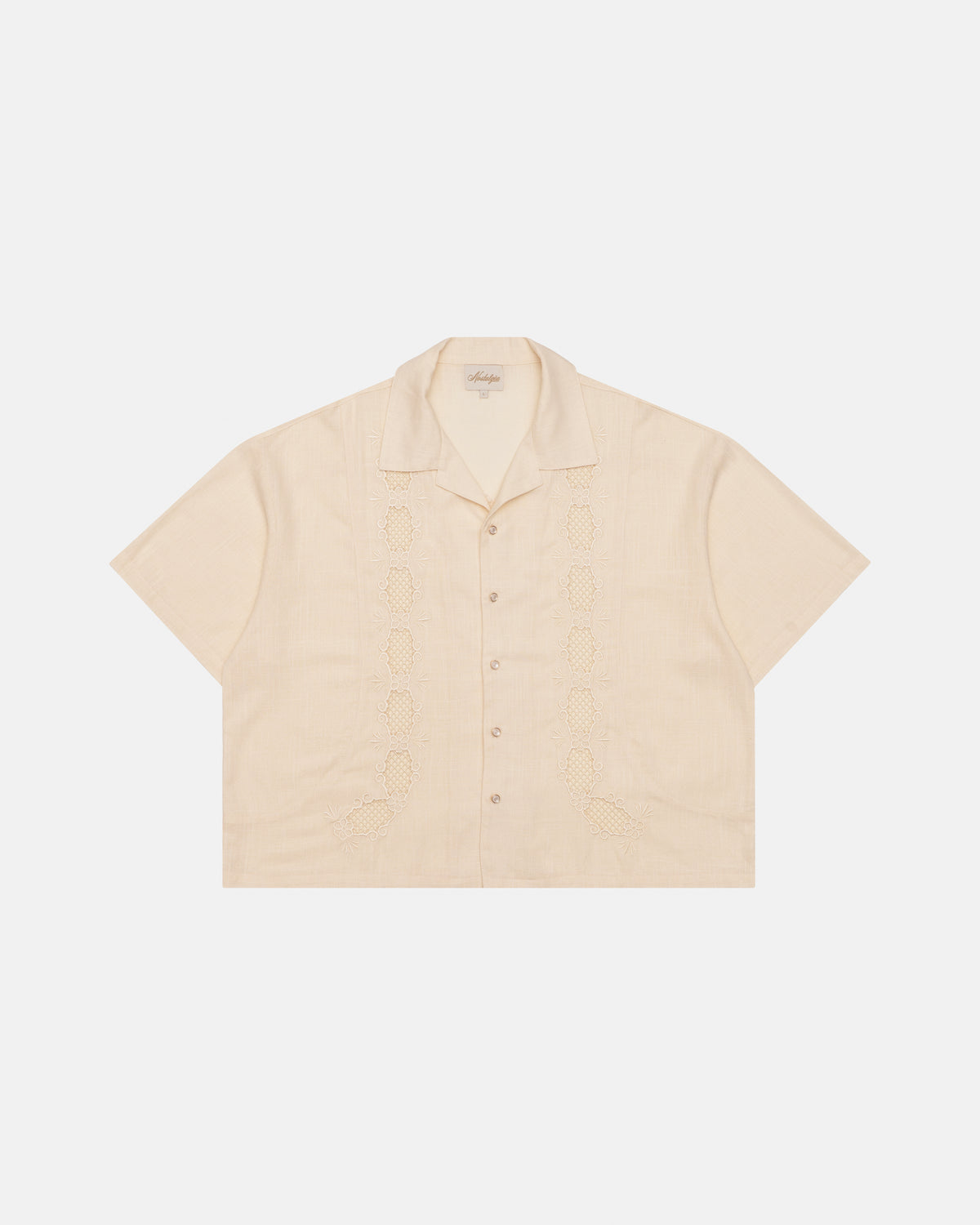 Embroidered Barong-Inspired Button-Up