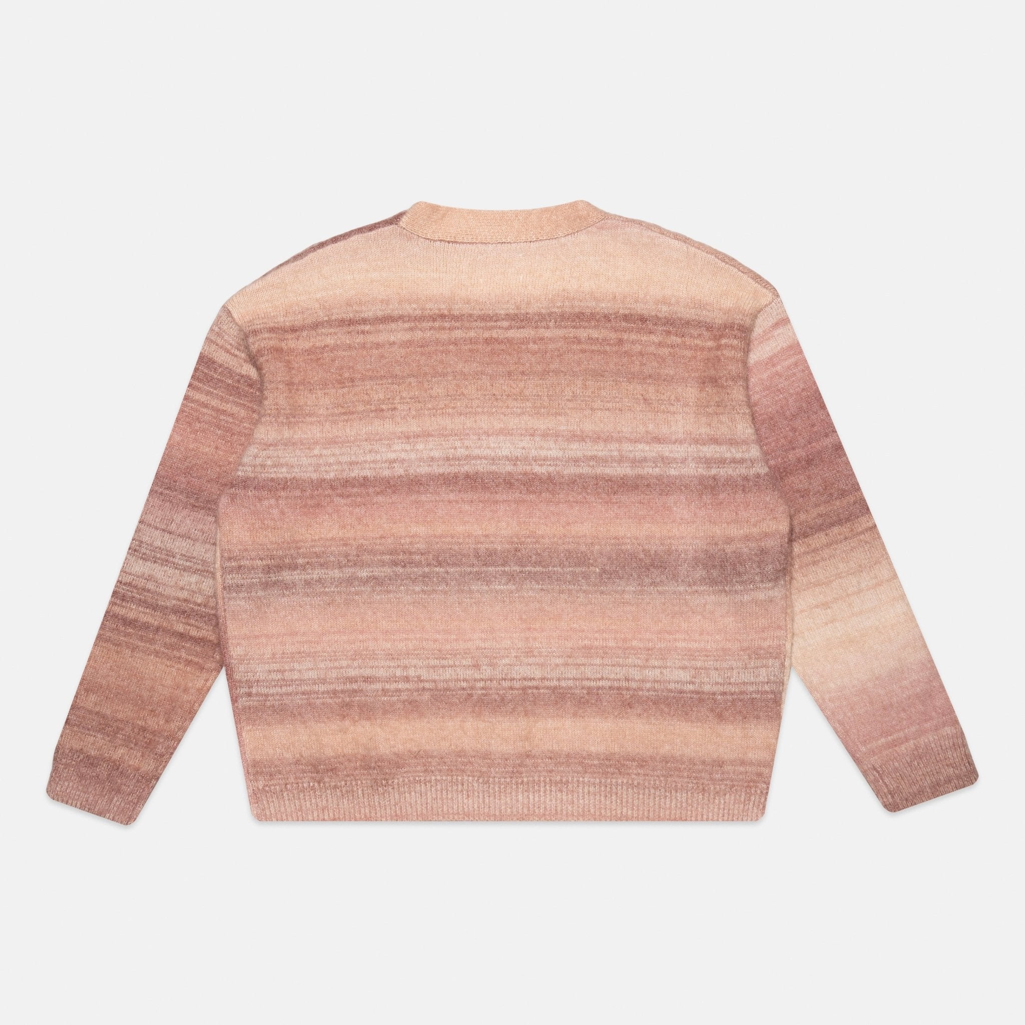 GRADIENT FUZZY CARDIGAN - Nostalgia