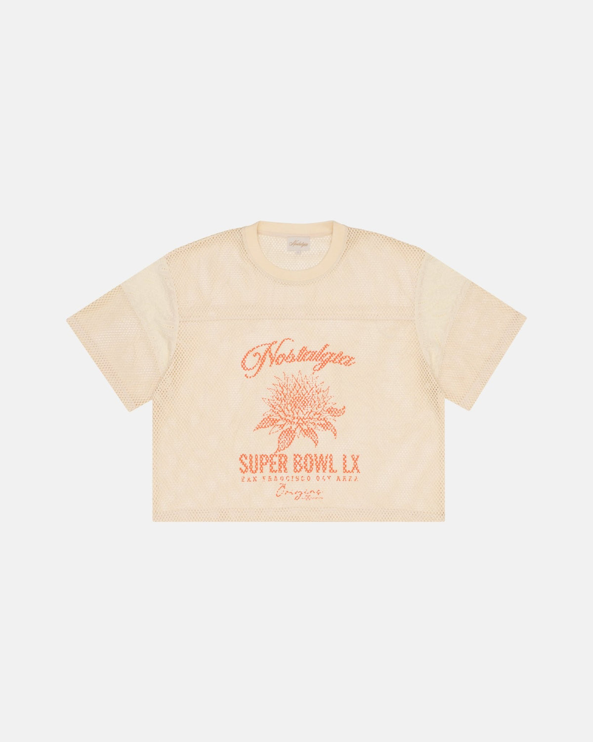 CREAM SB LX MESH TOP - Nostalgia