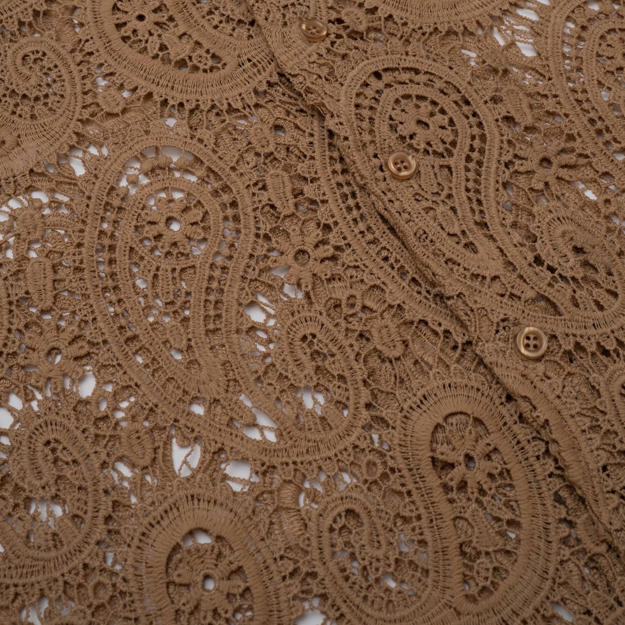 SAND PAISLEY BUTTON - UP - Nostalgia