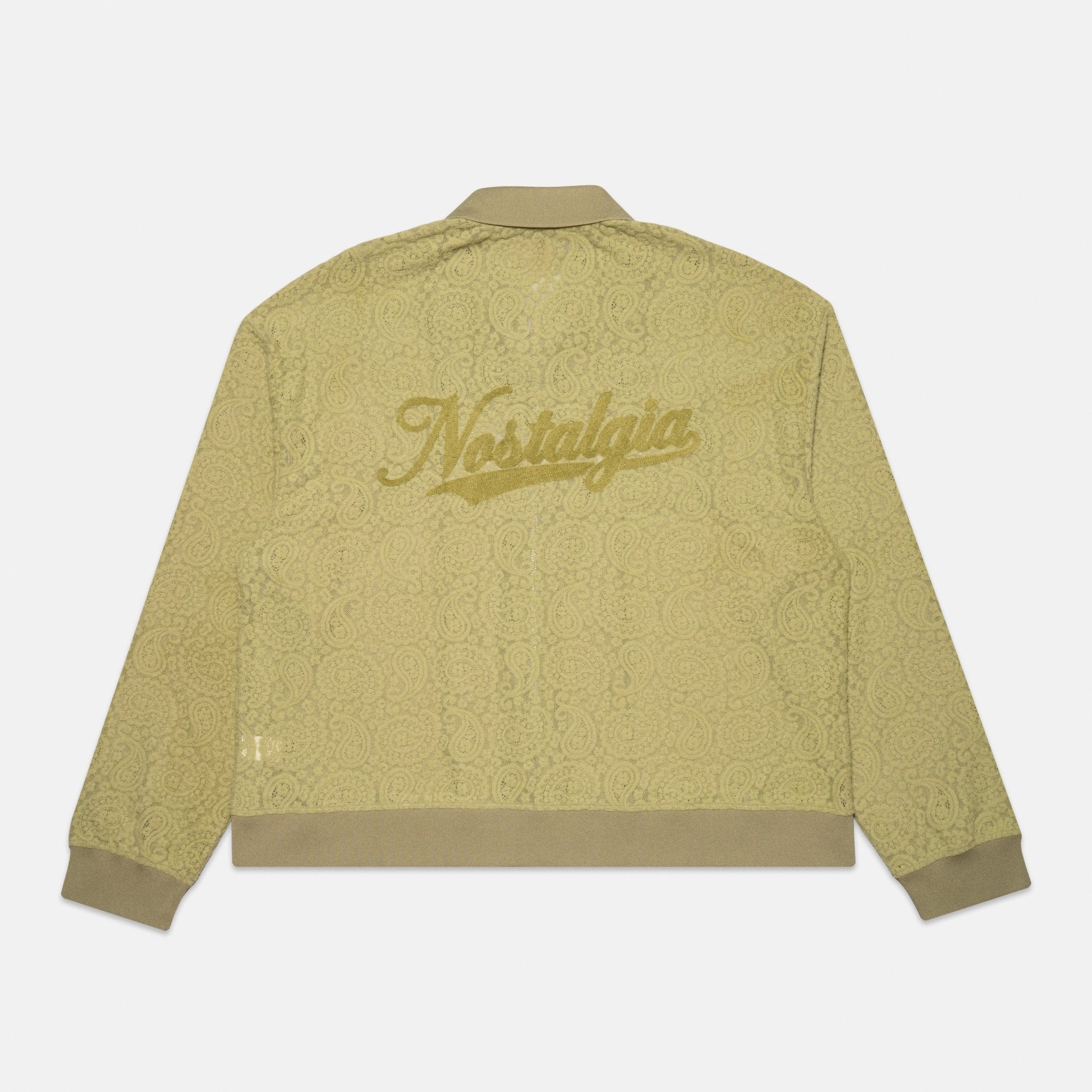 OLIVE PAISLEY LACE JACKET - Nostalgia