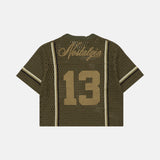 OLIVE CROCHET JERSEY - Nostalgia