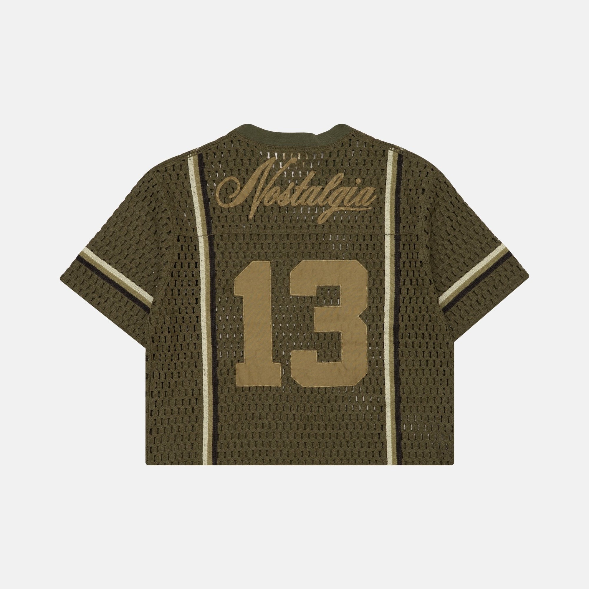 OLIVE CROCHET JERSEY - Nostalgia