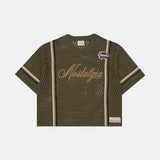 OLIVE CROCHET JERSEY - Nostalgia