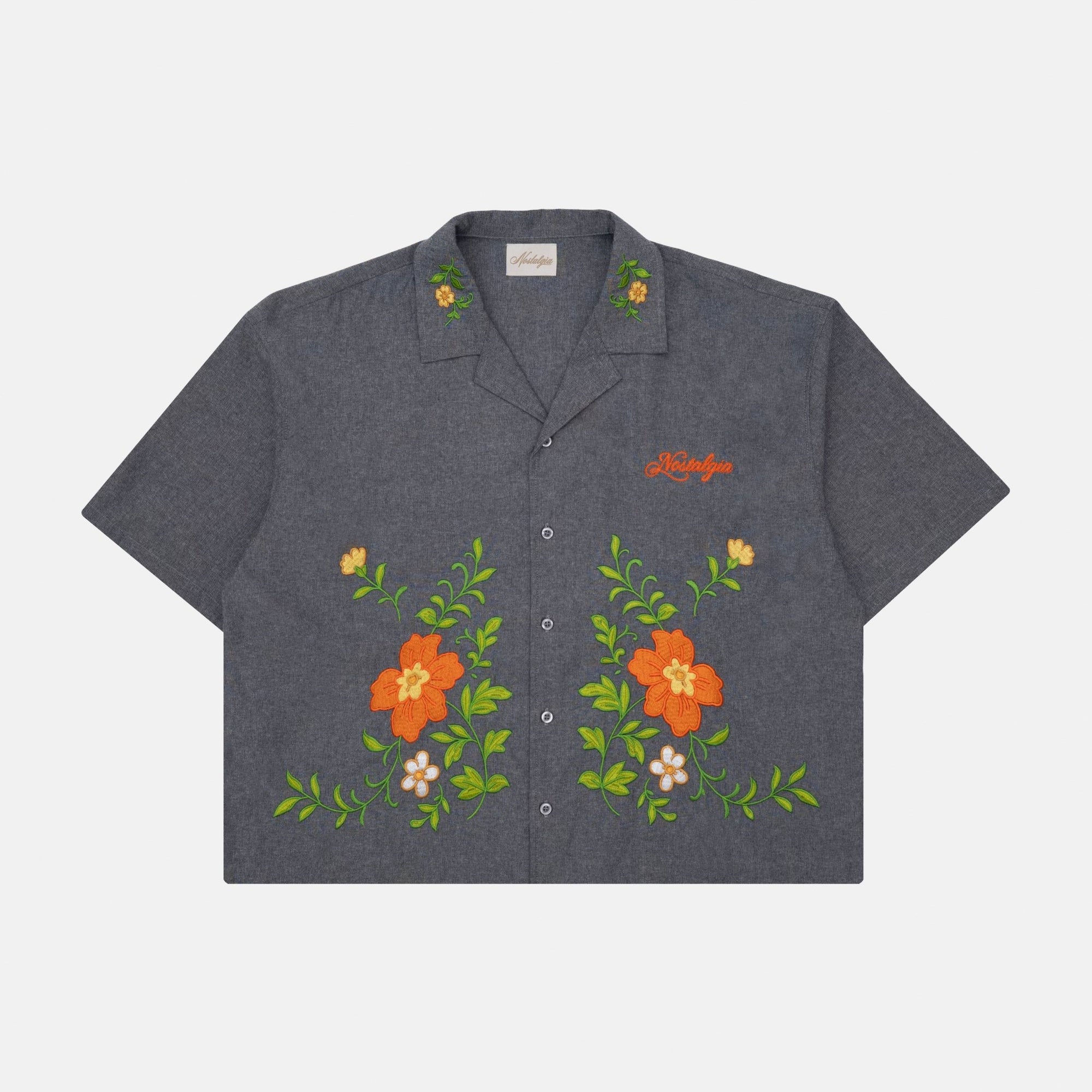 GREY CHAMBRAY SHIRT - Nostalgia