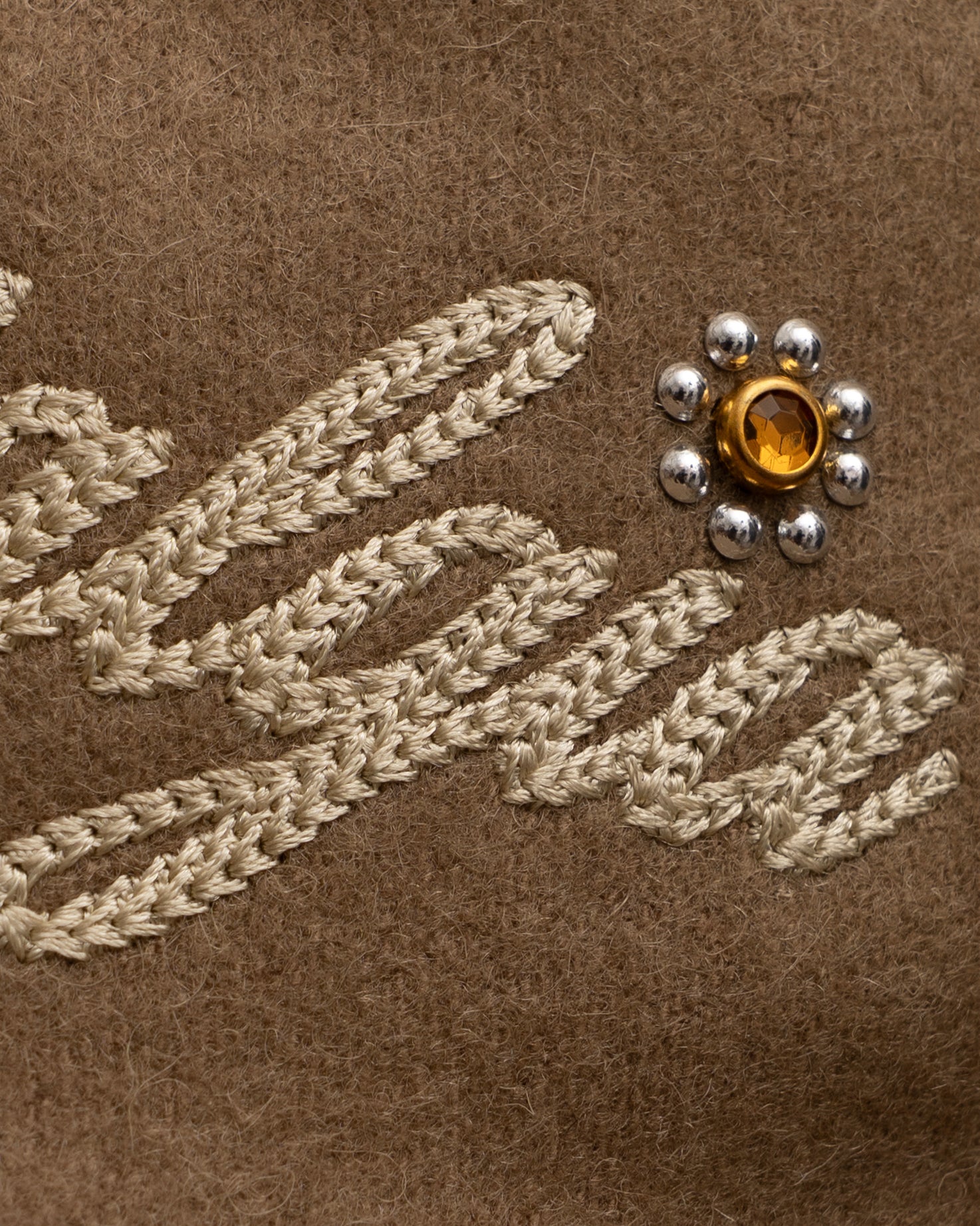 SAND GEMSTONE WOOL CAP - Nostalgia
