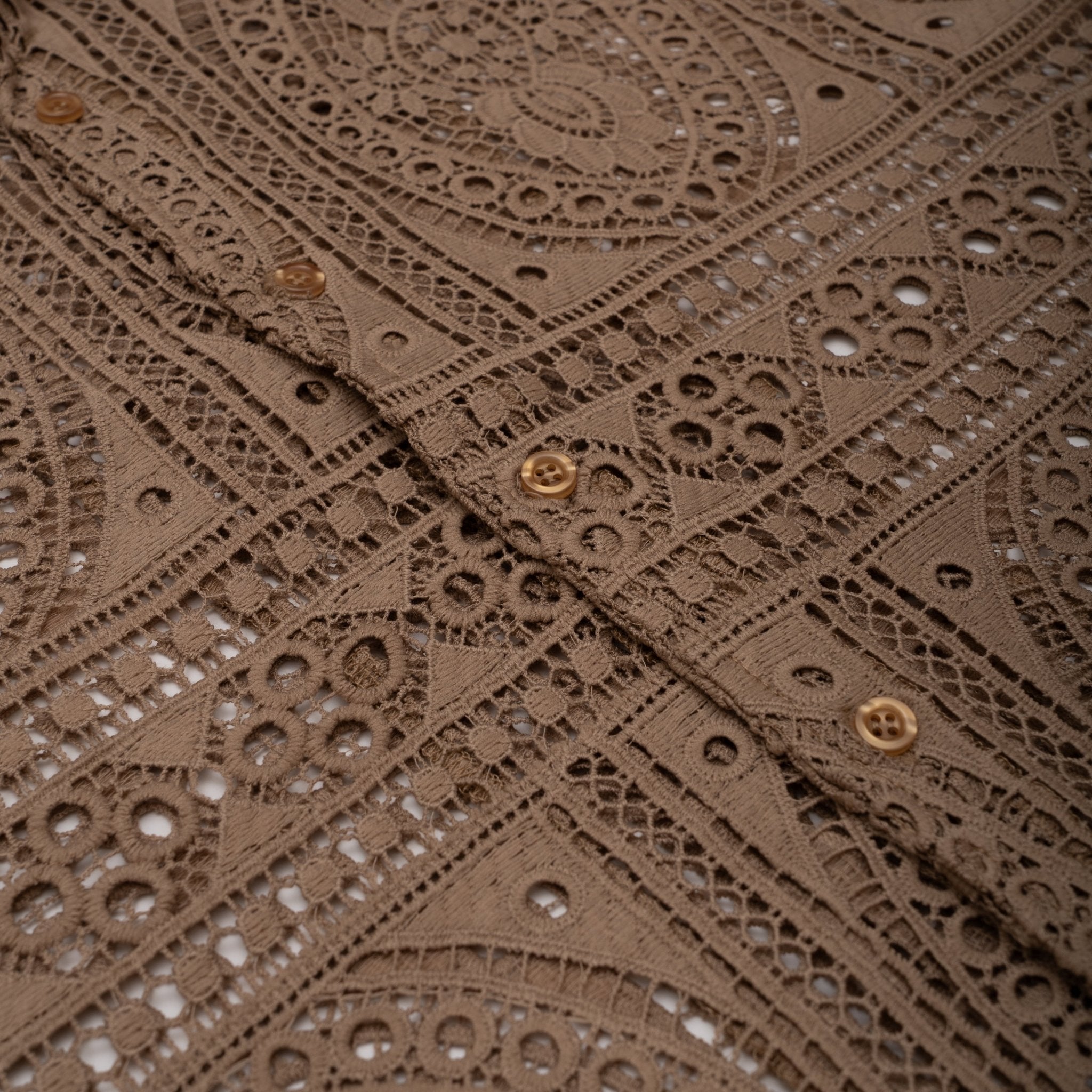 ESPRESSO BARRIO LACE BUTTON - UP - Nostalgia
