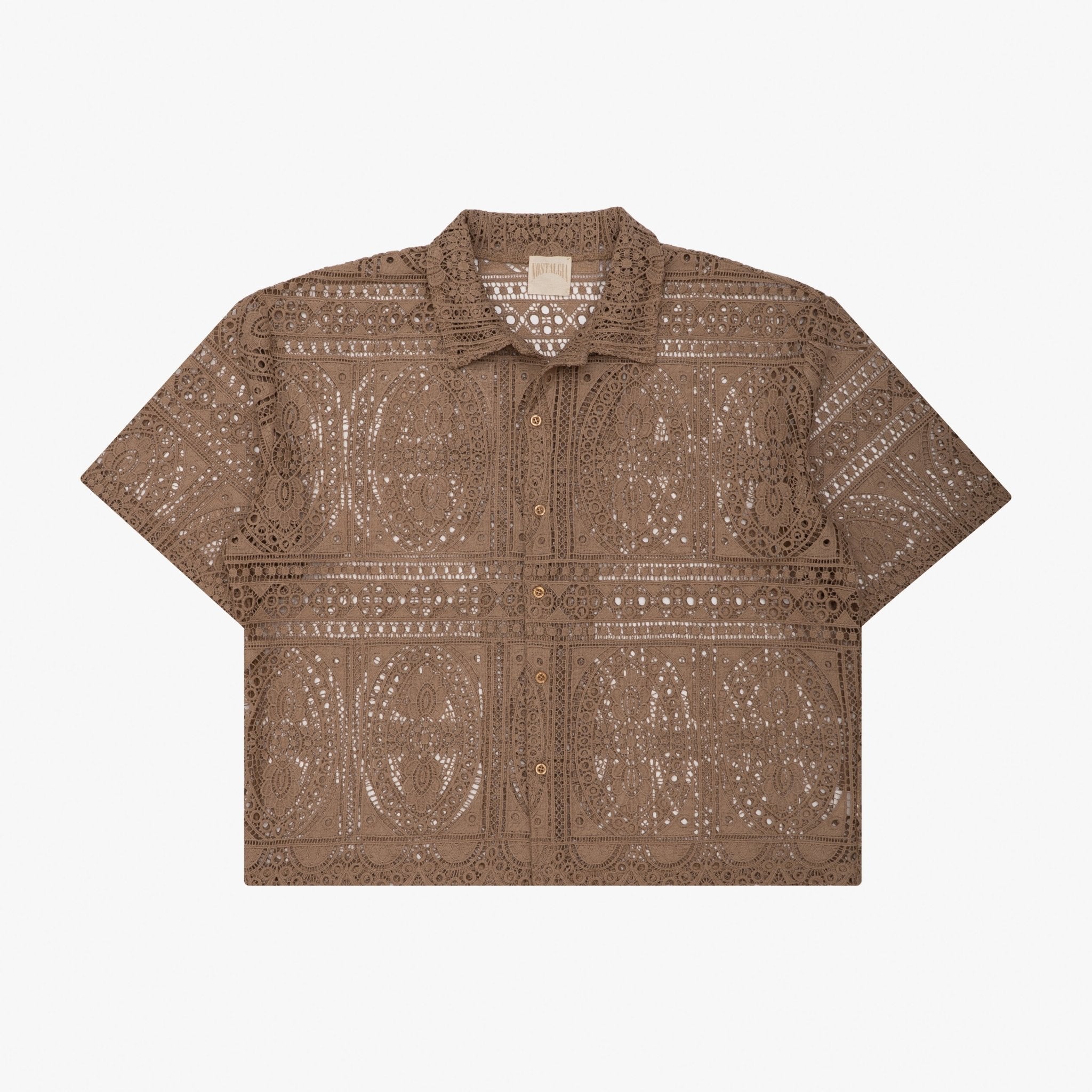 ESPRESSO BARRIO LACE BUTTON - UP - Nostalgia