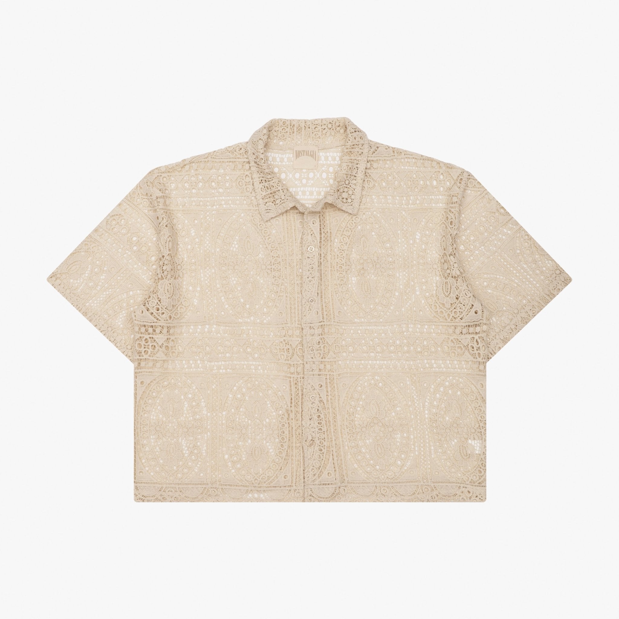 CREAM BARRIO LACE BUTTON - UP - Nostalgia