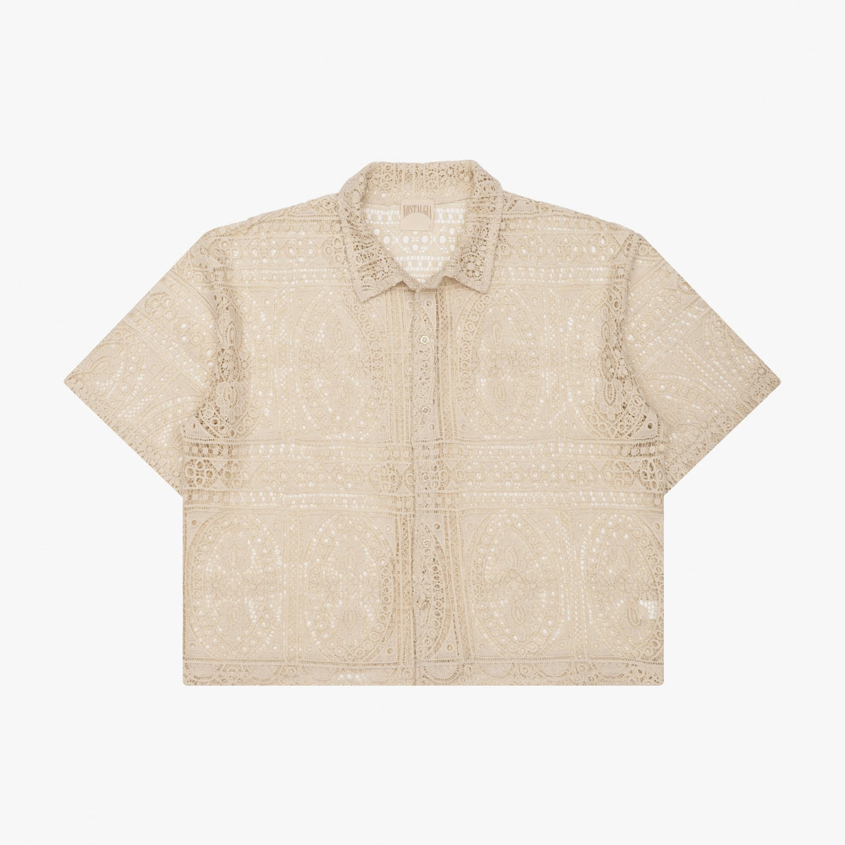 CREAM BARRIO LACE BUTTON - UP - Nostalgia