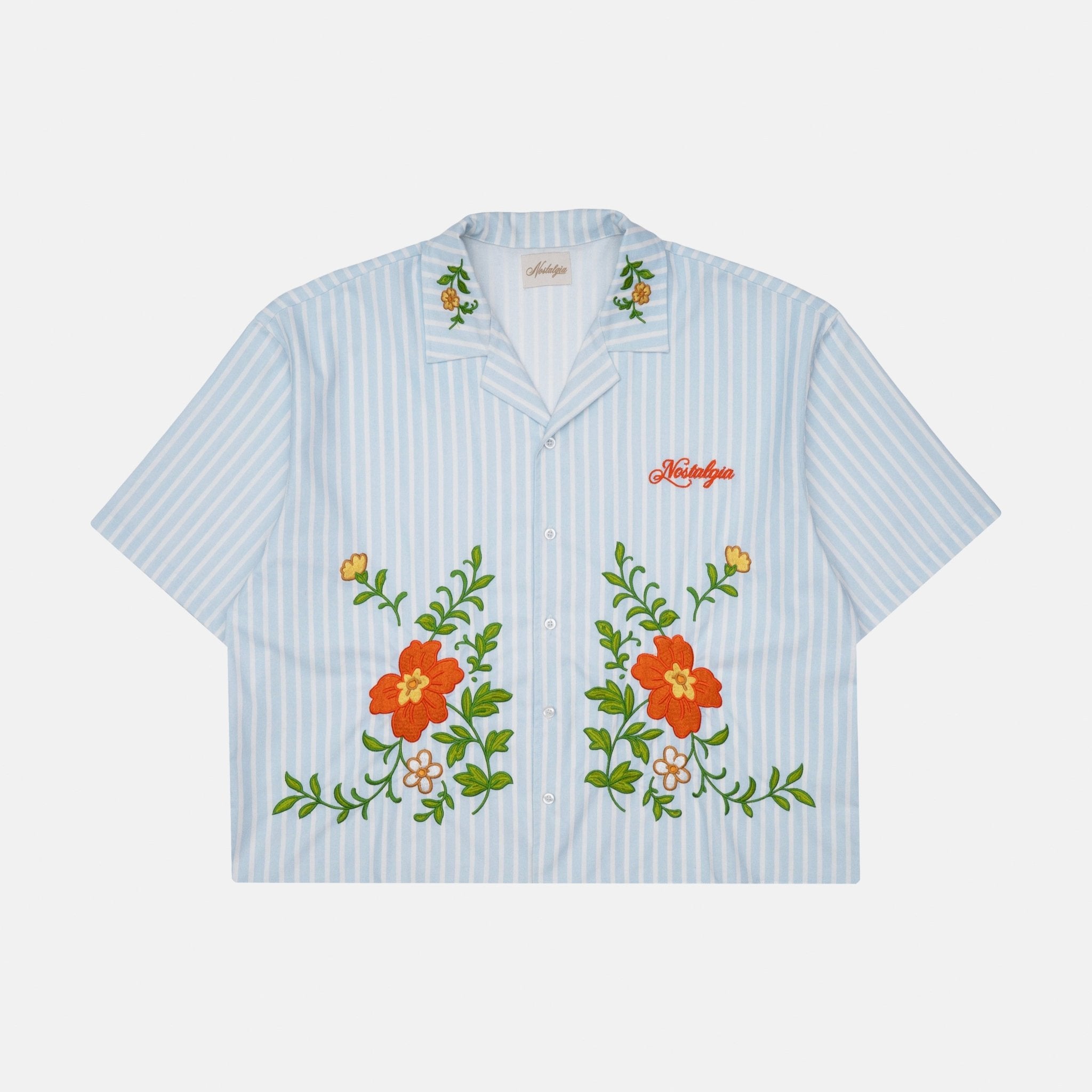 STRIPED CHAMBRAY SHIRT - Nostalgia