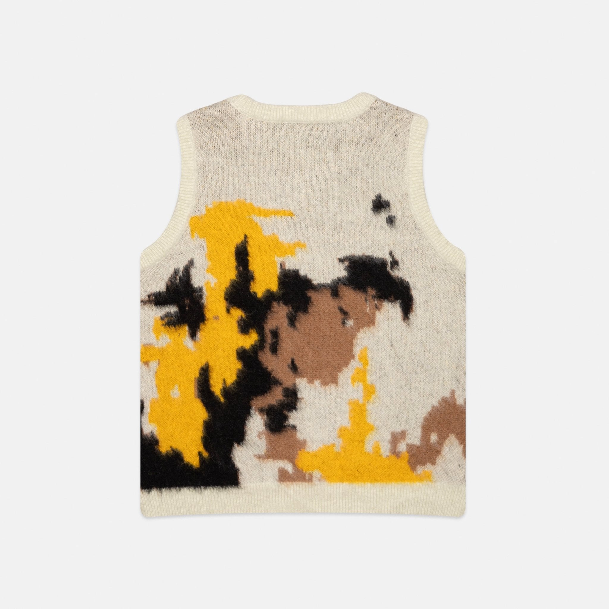 CAMO MOHAIR VEST - Nostalgia