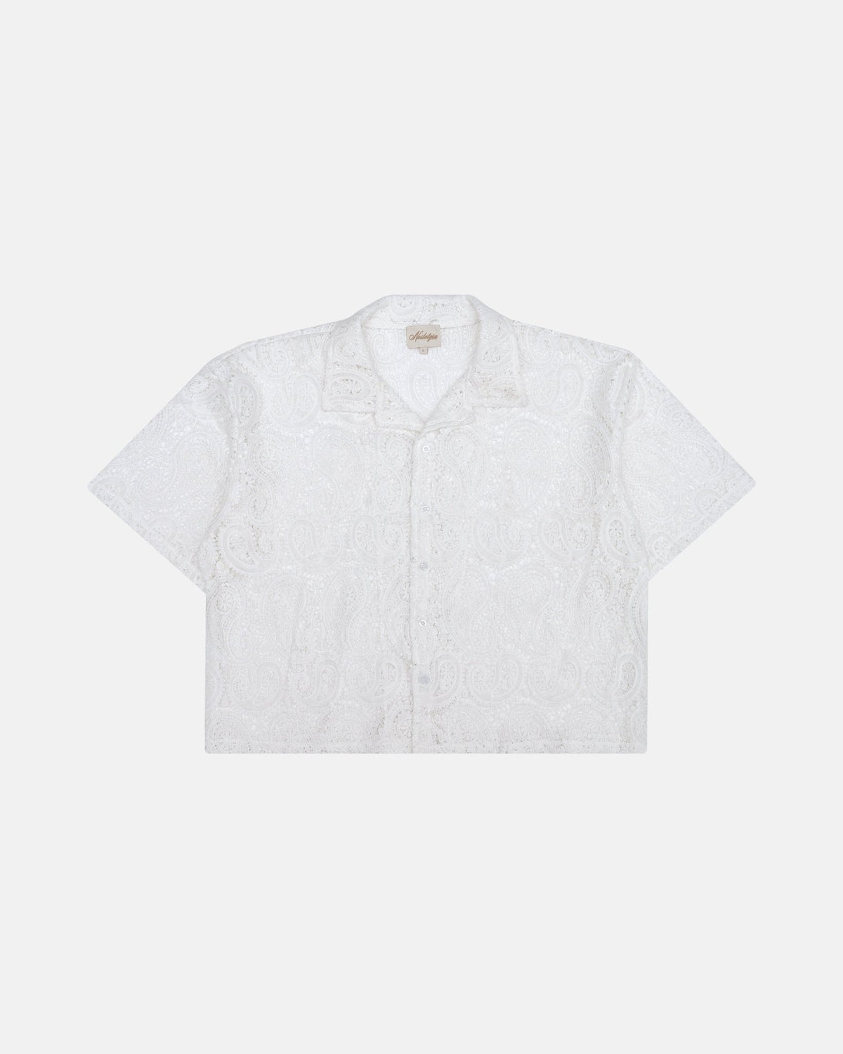 WHITE PAISLEY BUTTON-UP - Nostalgia