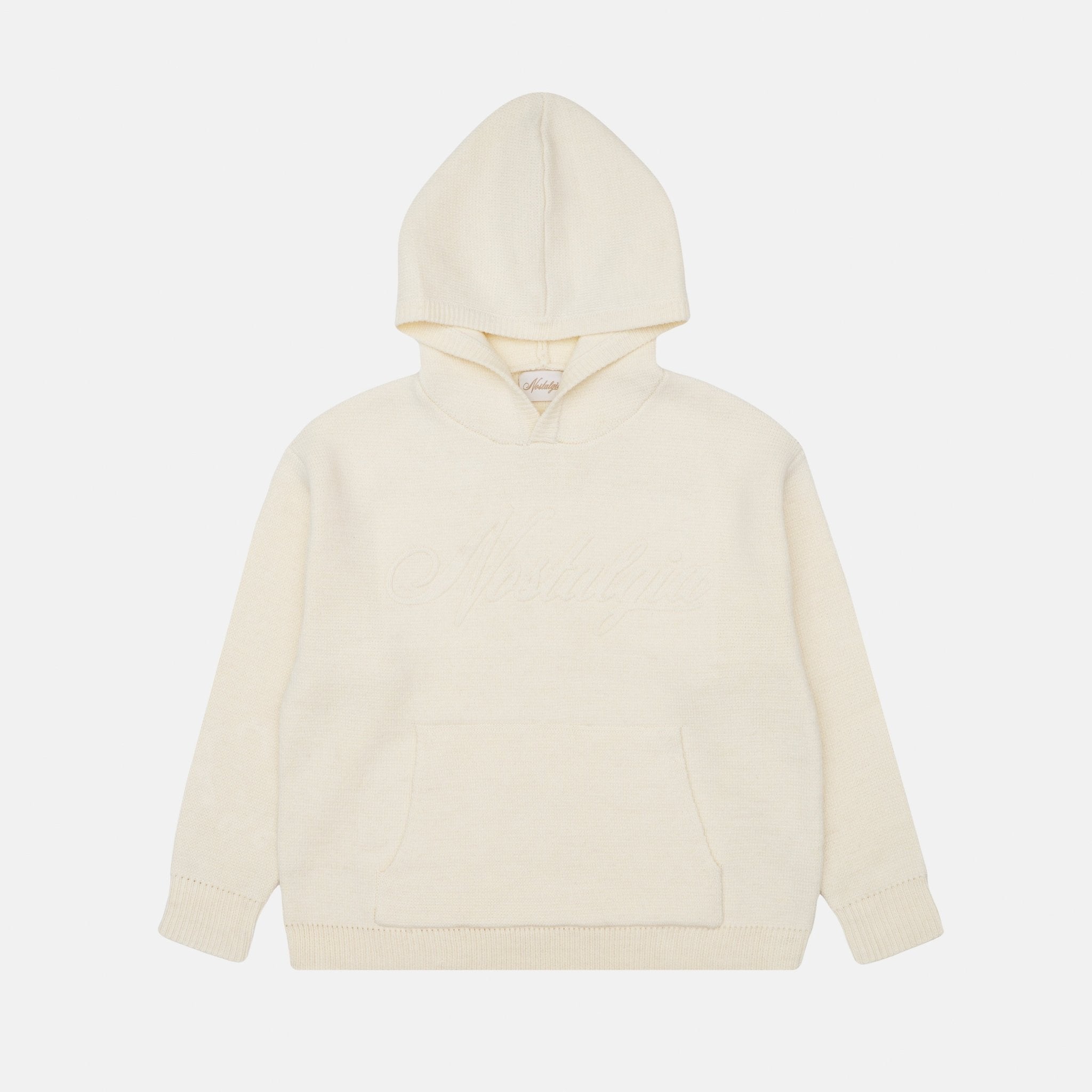 KNITTED HOODIE - Nostalgia