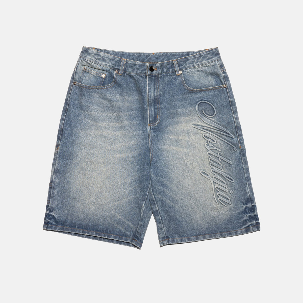 LIGHT WASH JEAN SHORT - Nostalgia